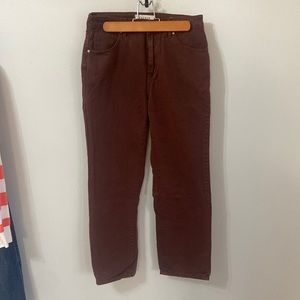 Brown Fall Boyfriend Jeans